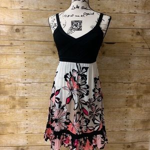 Bebe Floral Sleeveless Dress